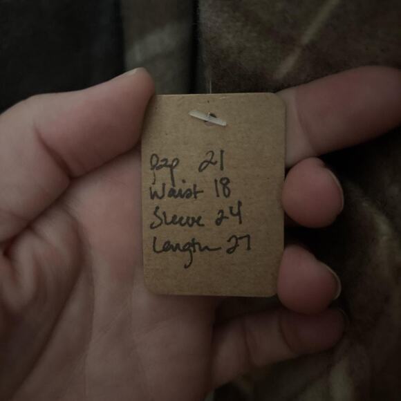 Vintage Burberrys of London 100% Cashmere Plaid Jacket Size 6- NWT - Picture 8 of 8